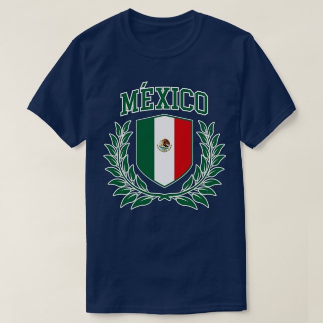 Mexico Crest Coat of Arms T-Shirt (Design Front)