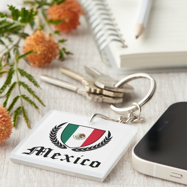Mexico Crest Key Ring (Front Right)