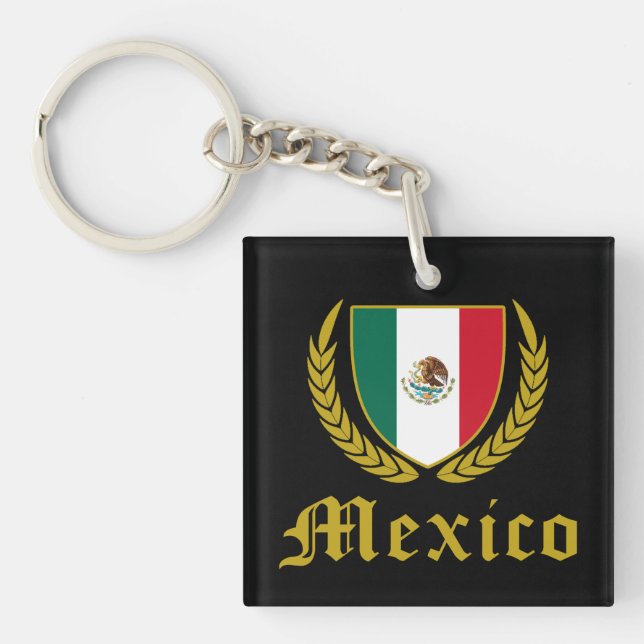 Mexico Crest Key Ring (Front)