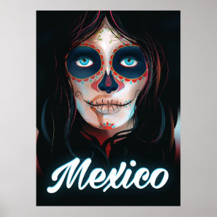 Mexico Day of the Dead Vacation poster