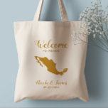 Mexico Destination Wedding Welcome Bag,  Tote Bag<br><div class="desc">Wedding weekend welcome gift bag for out of town guests to your wedding,  featuring image of Mexico,  with heart you may place at the precise location.  Fill tote with your favourite goodies.</div>