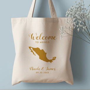 Mexico Destination Wedding Welcome Bag,  Tote Bag
