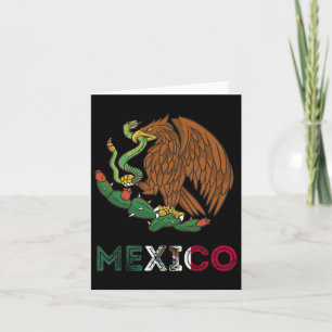Mexico Eagle Emblem Mexican Flag Mexican Pride Cin Card