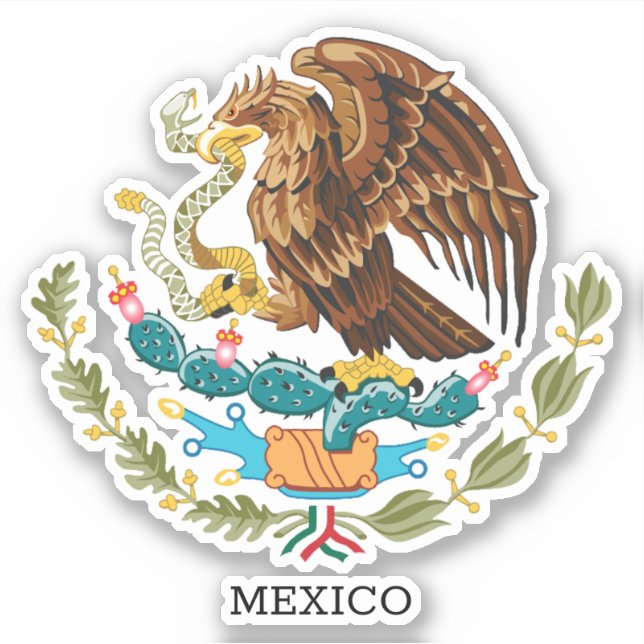 Mexico & Eagle, Mexian Flag (Front)