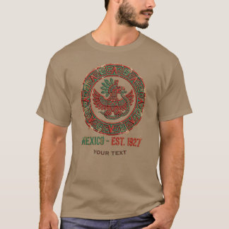 Mexico EST. 1927 Aztec Eagle Crest Vintage T-Shirt