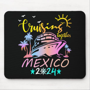 Mexico Family Cruise Mouse Pad