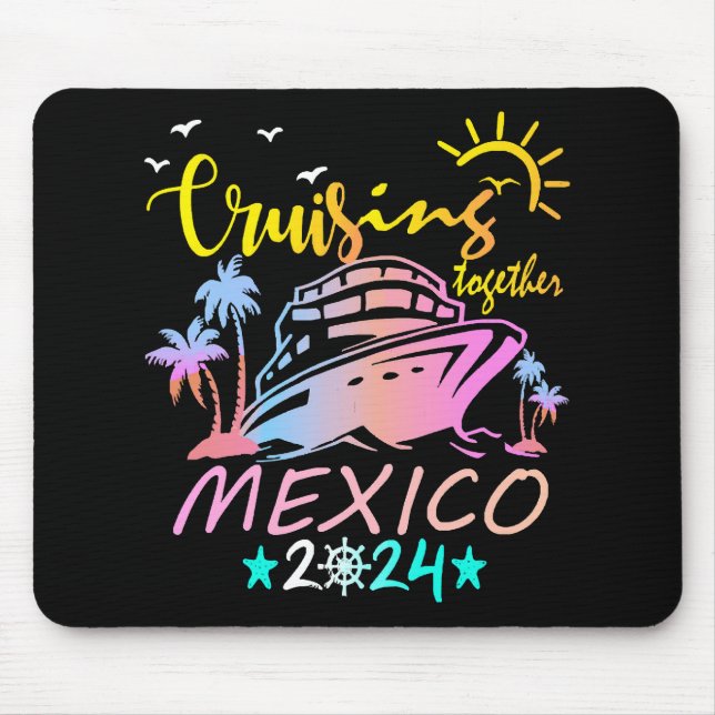 Mexico Family Cruise Mouse Pad (Front)
