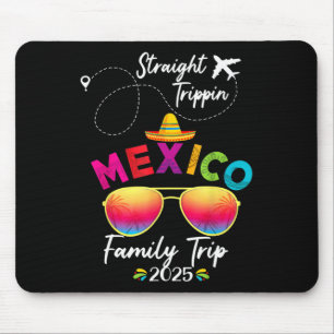 Mexico Family Vacation Cancun 2025 Straight Trippi Mouse Pad