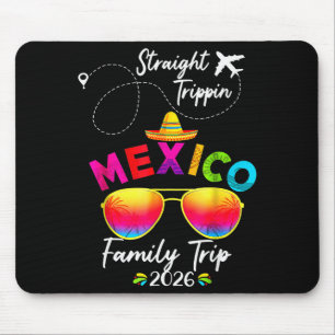 Mexico Family Vacation Cancun 2026 Straight Tripn Mouse Pad