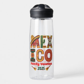 Mexico Family Vacation  Sun, Fun & Memories Water Bottle