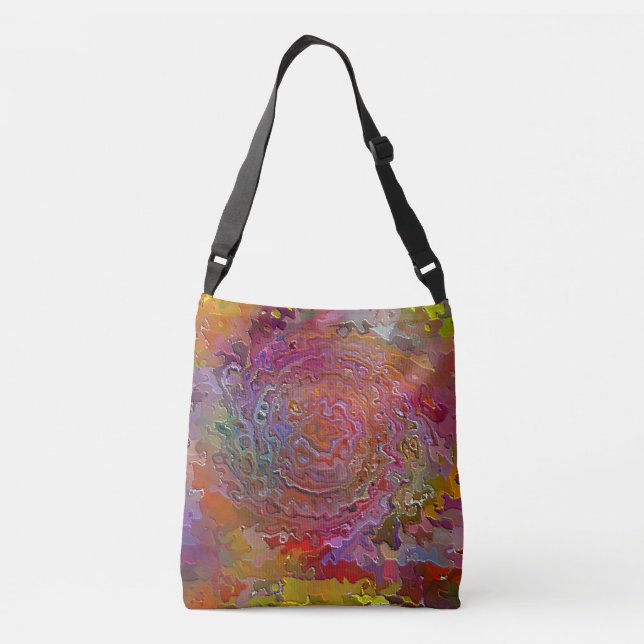 "Mexico Festival" Cross Body Tote (Back)