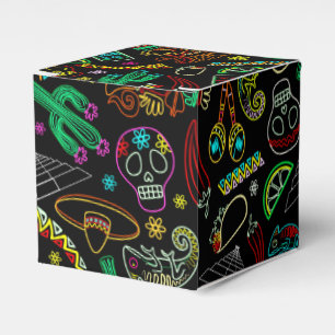 Mexico Fiesta Pattern Favour Box