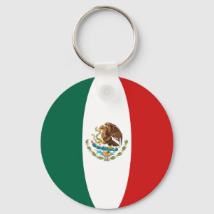 Mexico Fisheye Flag Keychain