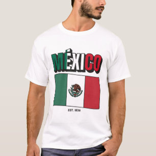 Mexico flag 1836 T-Shirt