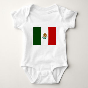 Mexico flag baby bodysuit