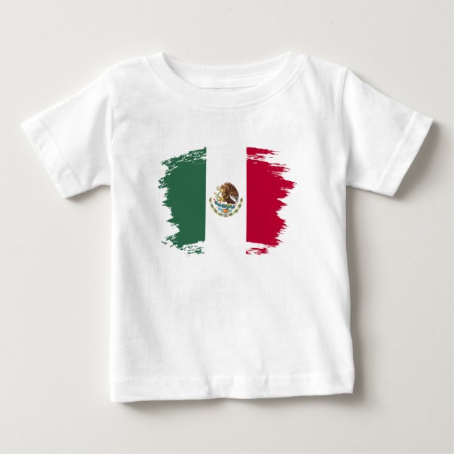 Mexico flag baby T-Shirt (Front)