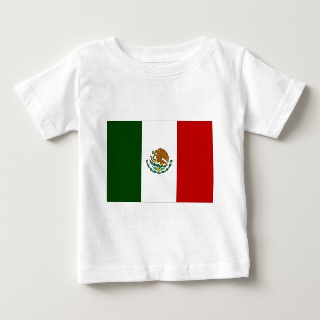 Mexico flag baby T-Shirt (Front)