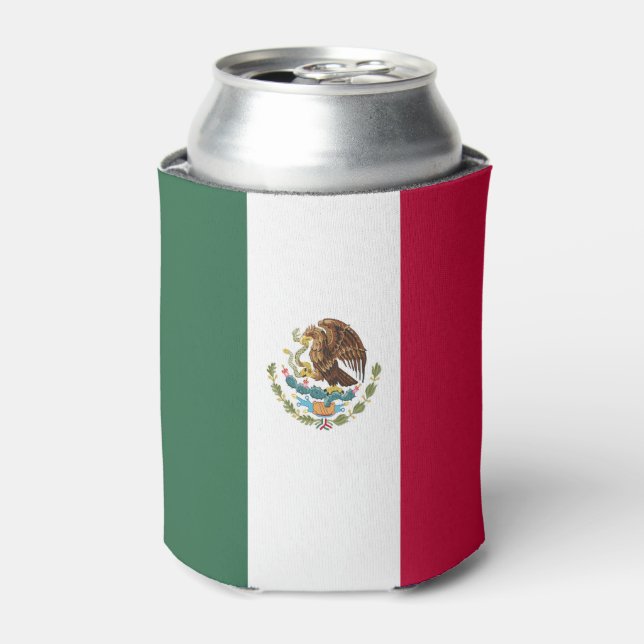 Mexico flag can cooler (Can Front)