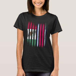 Mexico Flag Costa Rica Grown Country Flags Stripes T-Shirt