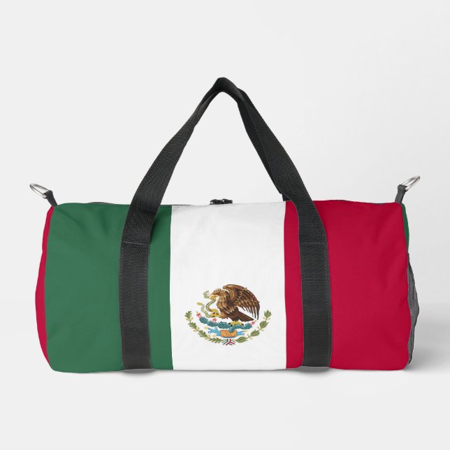 Mexico flag duffle bag (Front)