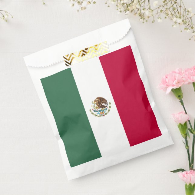 Mexico flag favour bags (Sealed)