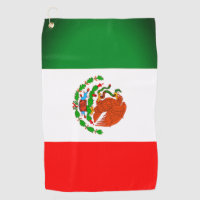 Mexico Flag Golf Towel