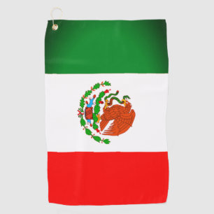 Mexico Flag Golf Towel