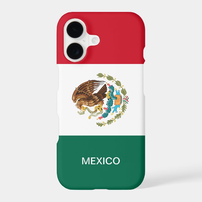 Mexico Flag iPhone Case (Back)