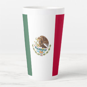 Mexico flag latte mug