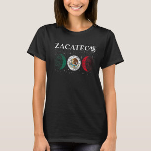 Mexico Flag Love Zacatecas Mexico Vacation T-Shirt
