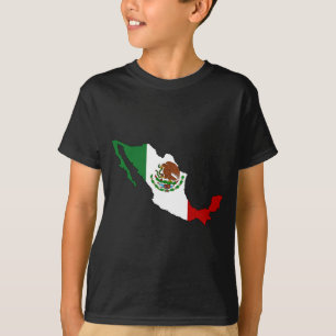 Mexico flag map T-Shirt
