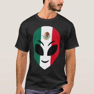 Mexico Flag Mexican Alien T-Shirt