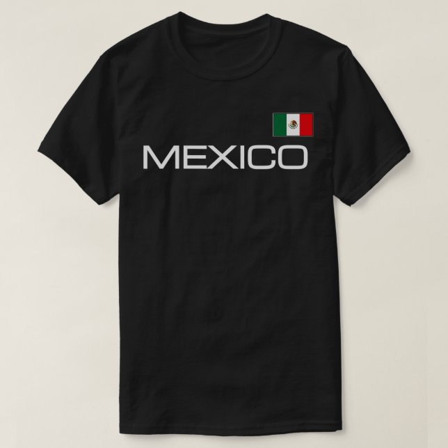 MEXICO FLAG MEXICAN ATHLETIC SPORTS JERSEY STYLE  T-Shirt (Design Front)