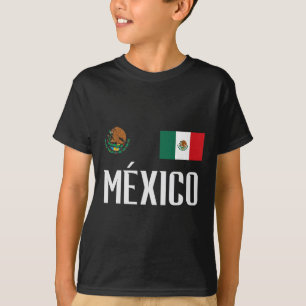 Mexico Flag Mexican Footbyll Soccer Fan Men Women T-Shirt