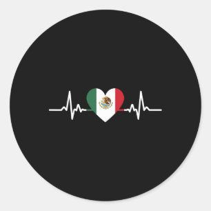Mexico Flag Mexican Independence Day Proud  Classic Round Sticker