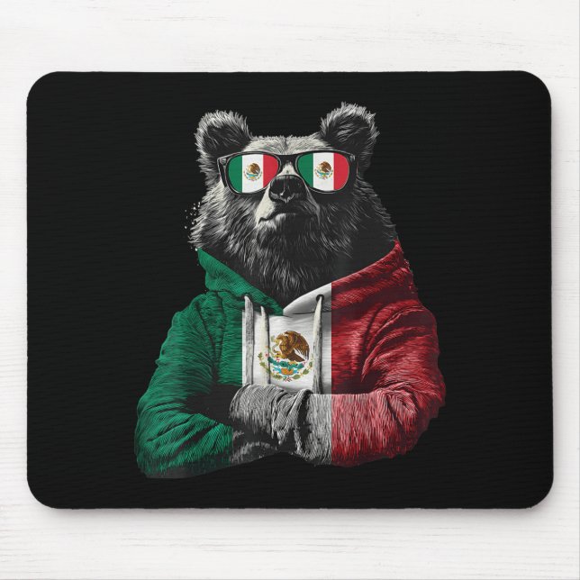 Mexico flag mexican pride mexican roots mexicanMex Mouse Pad (Front)