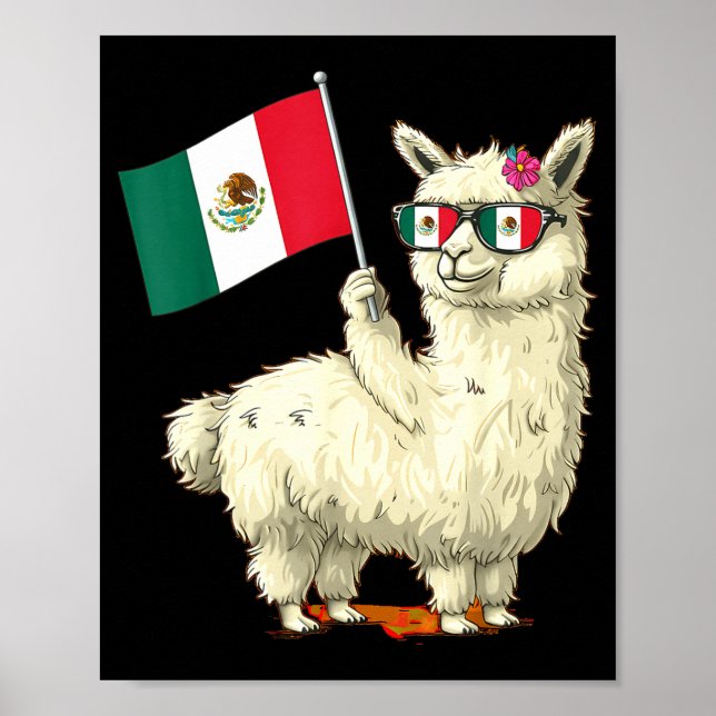 Mexico flag mexican pride mexican roots mexicanMex Poster (Front)