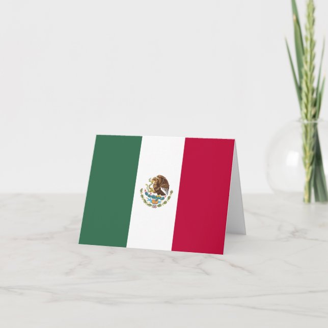 Mexico flag note card (Front)