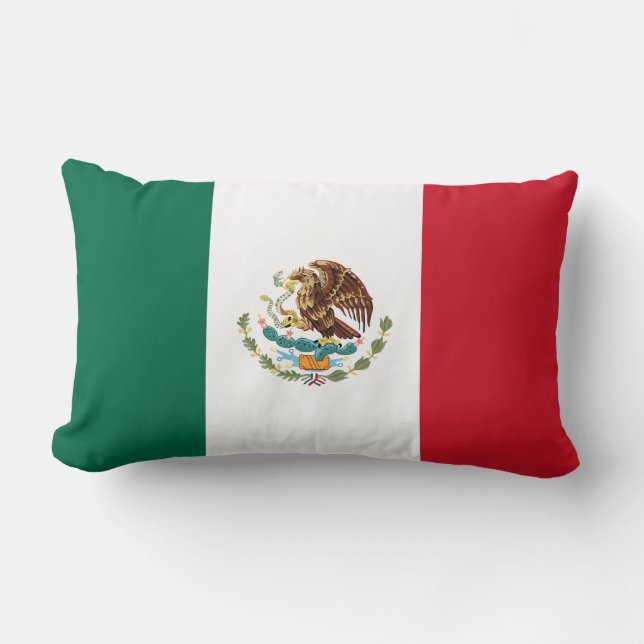 Mexico Flag Pillow (Front)