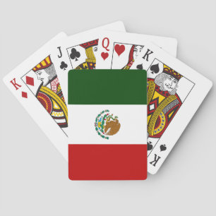 Mexico flag playing cards