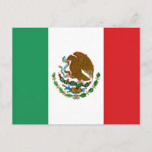 Mexico Flag Postcard