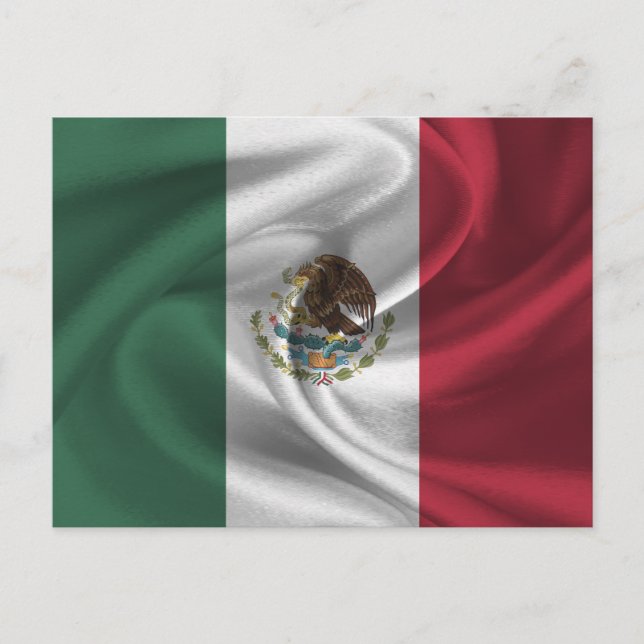 Mexico Flag Postcard (Front)