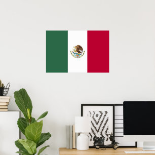 Mexico flag poster