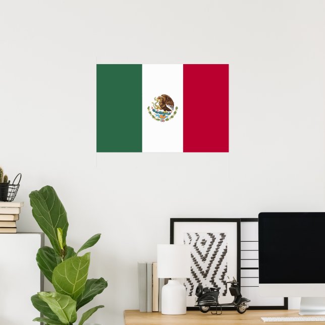 Mexico flag poster (Home Office)