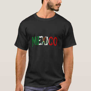 Mexico Flag Pride Mexican Hispanic Heritage Women T-Shirt