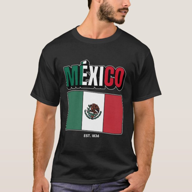 Mexico flag  T-Shirt (Front)