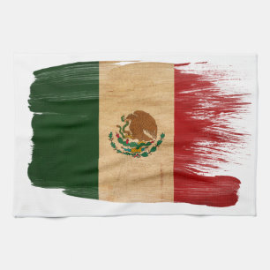Mexico Flag Tea Towel