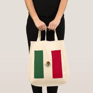 Mexico flag tote bag