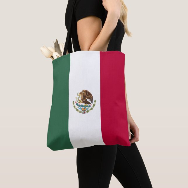Mexico flag tote bag (Close Up)