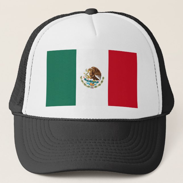 Mexico Flag Trucker Hat (Front)